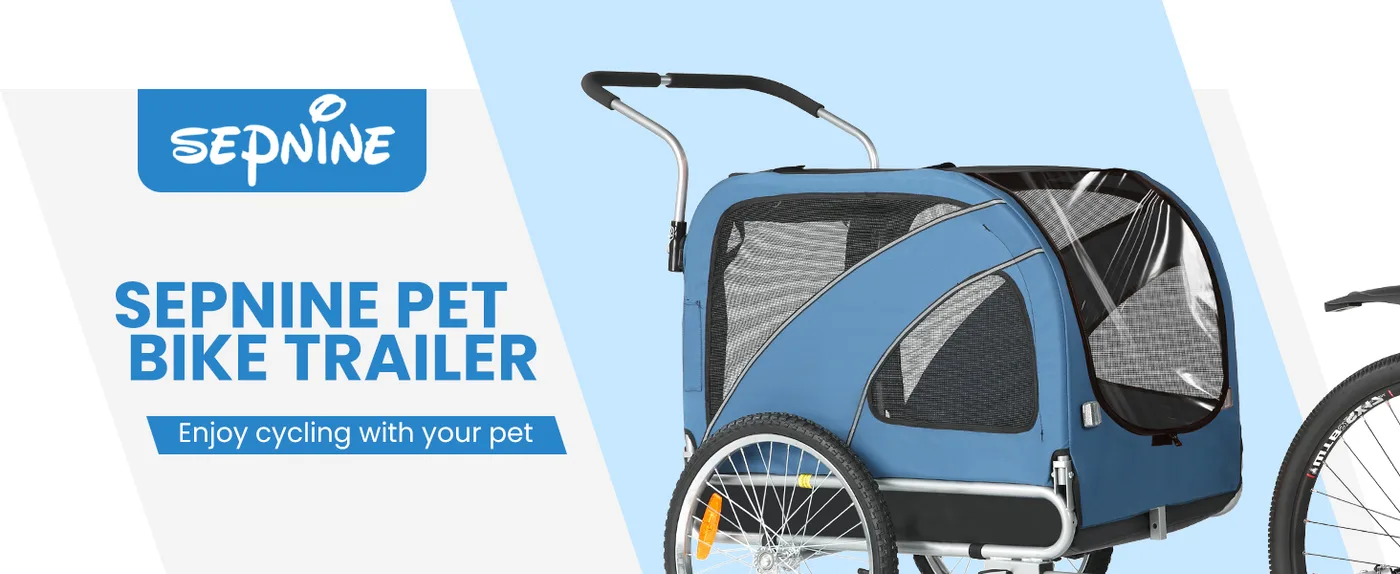 Rover 2-in-1 Dog Bike Trailer detail