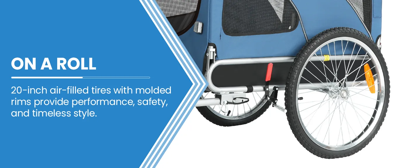 Rover 2-in-1 Dog Bike Trailer detail