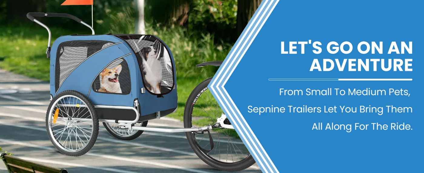 Rover 2-in-1 Dog Bike Trailer detail