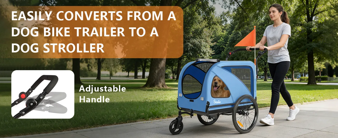 Scout 2-in-1 Dog Bike Trailer & Stroller detail