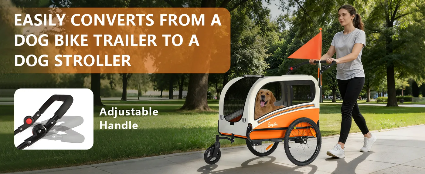 Scout 2-in-1 Dog Bike Trailer & Stroller detail