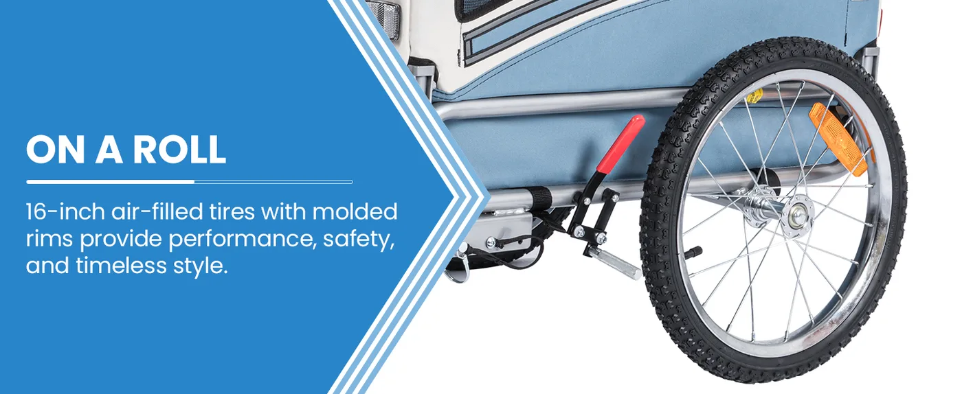 Buddy 2-in-1 Dog Bike Trailer detail