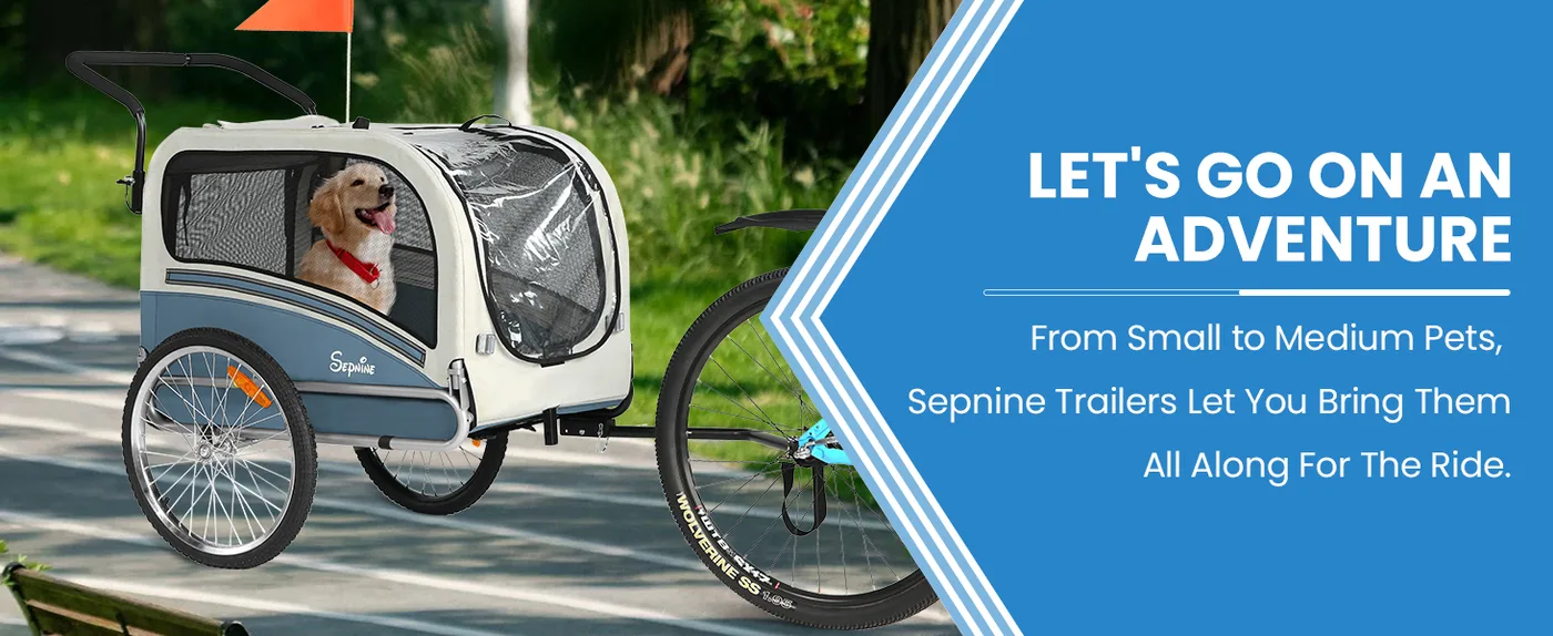 Buddy 2-in-1 Dog Bike Trailer detail