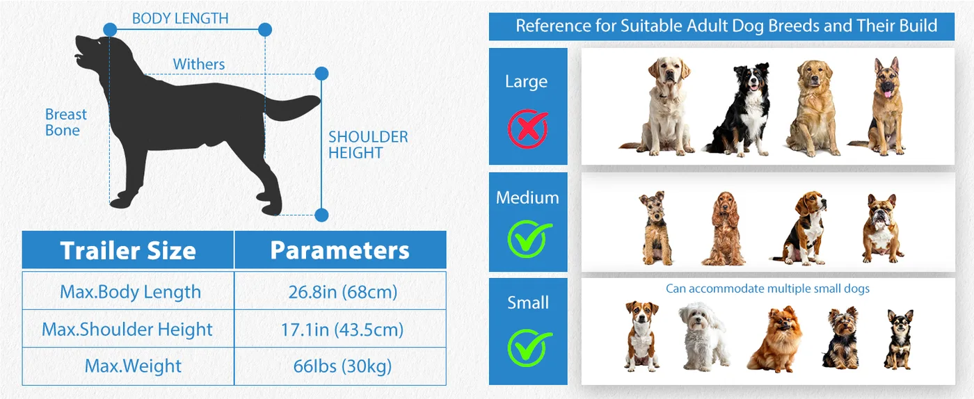 Buddy 2-in-1 Dog Bike Trailer detail