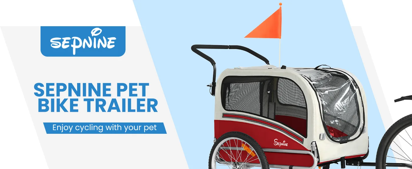 Buddy 2-in-1 Dog Bike Trailer detail