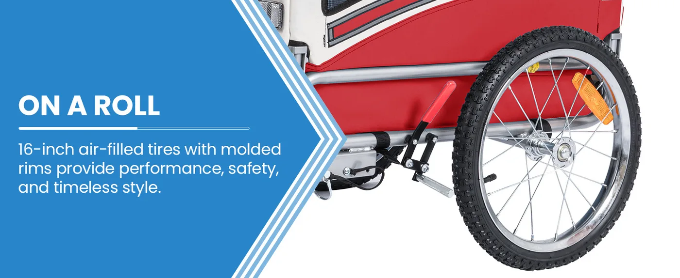 Buddy 2-in-1 Dog Bike Trailer detail