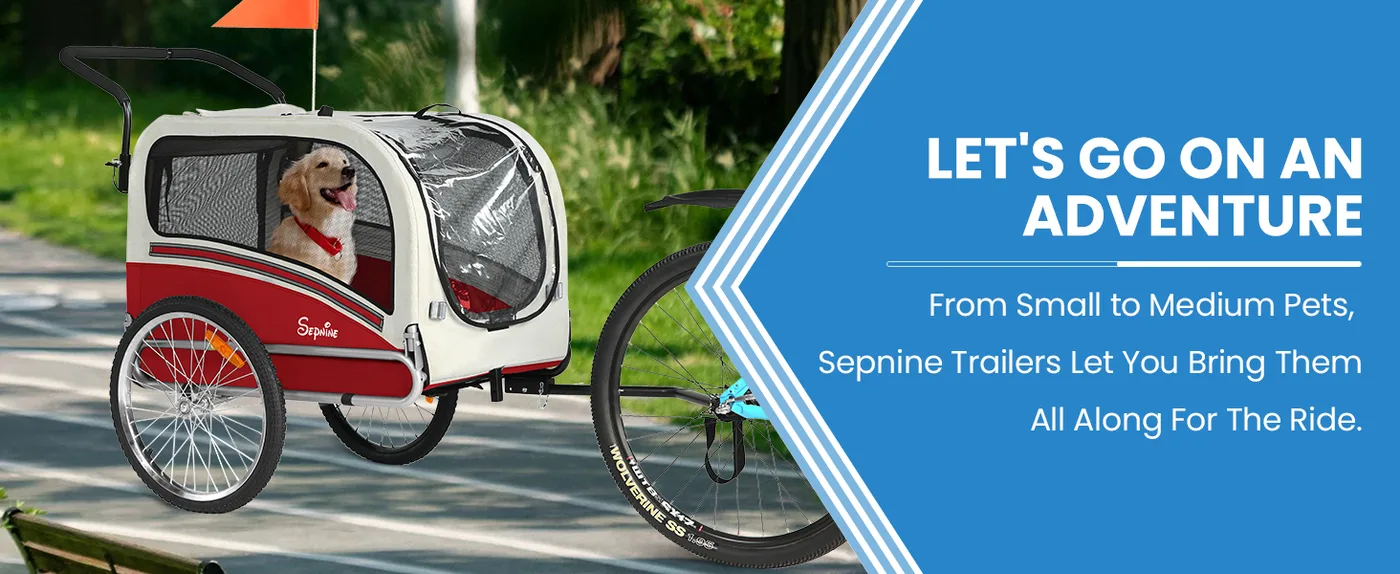 Buddy 2-in-1 Dog Bike Trailer detail