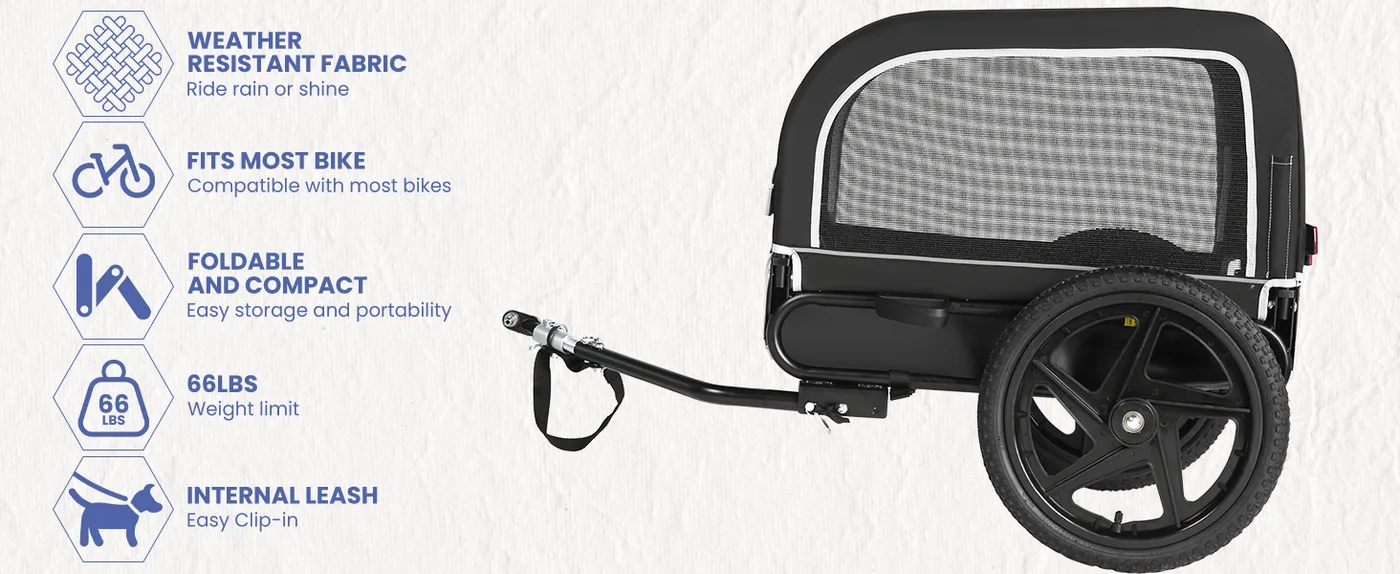 Buddy Dog Bike Trailer detail