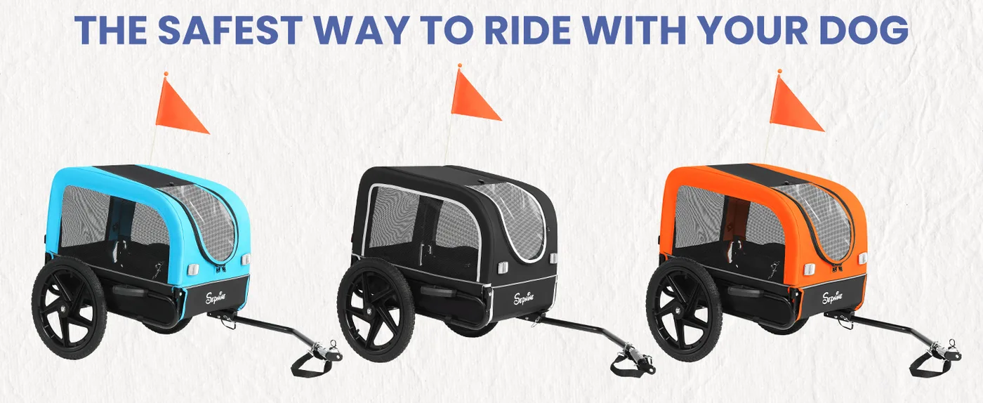 Buddy Dog Bike Trailer detail