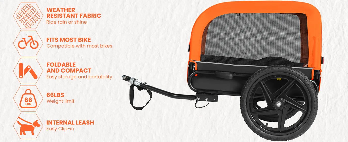 Buddy Dog Bike Trailer detail
