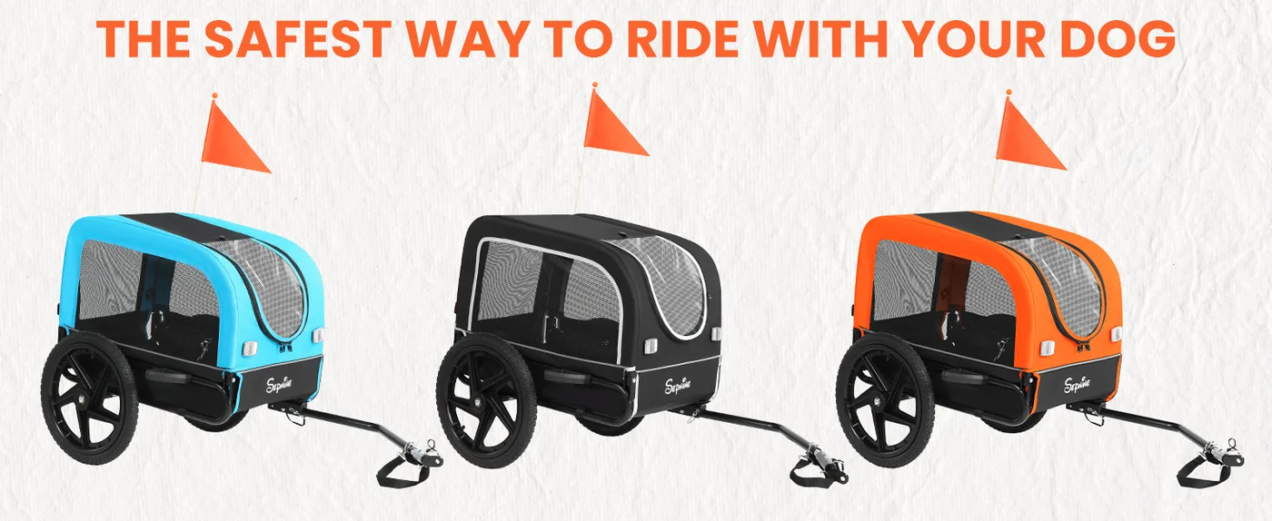 Buddy Dog Bike Trailer detail