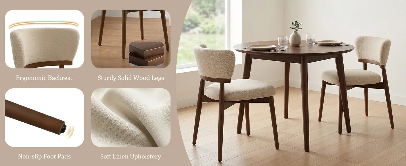 Willa Barrel-Back Dining Chair detail