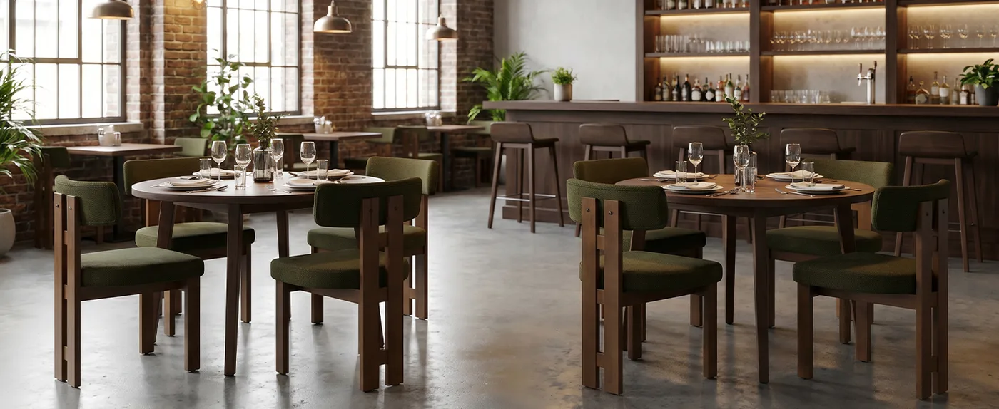 Isla Armless Dining Chair detail