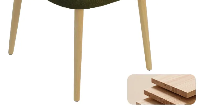 Arden Wood-Arm Dining Chair detail