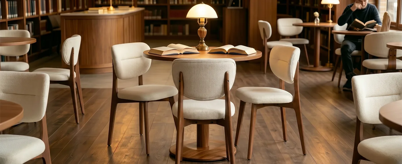 Harlow Curved-Back Dining Chair detail