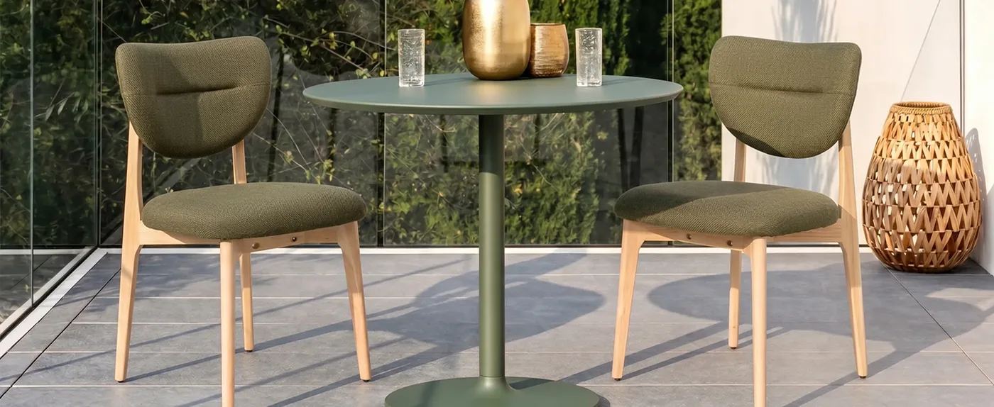 Harlow Curved-Back Dining Chair detail