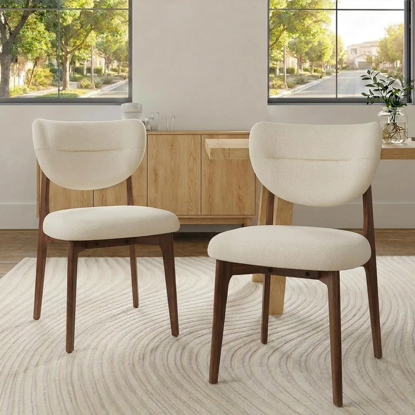 Harlow Curved-Back Dining Chair