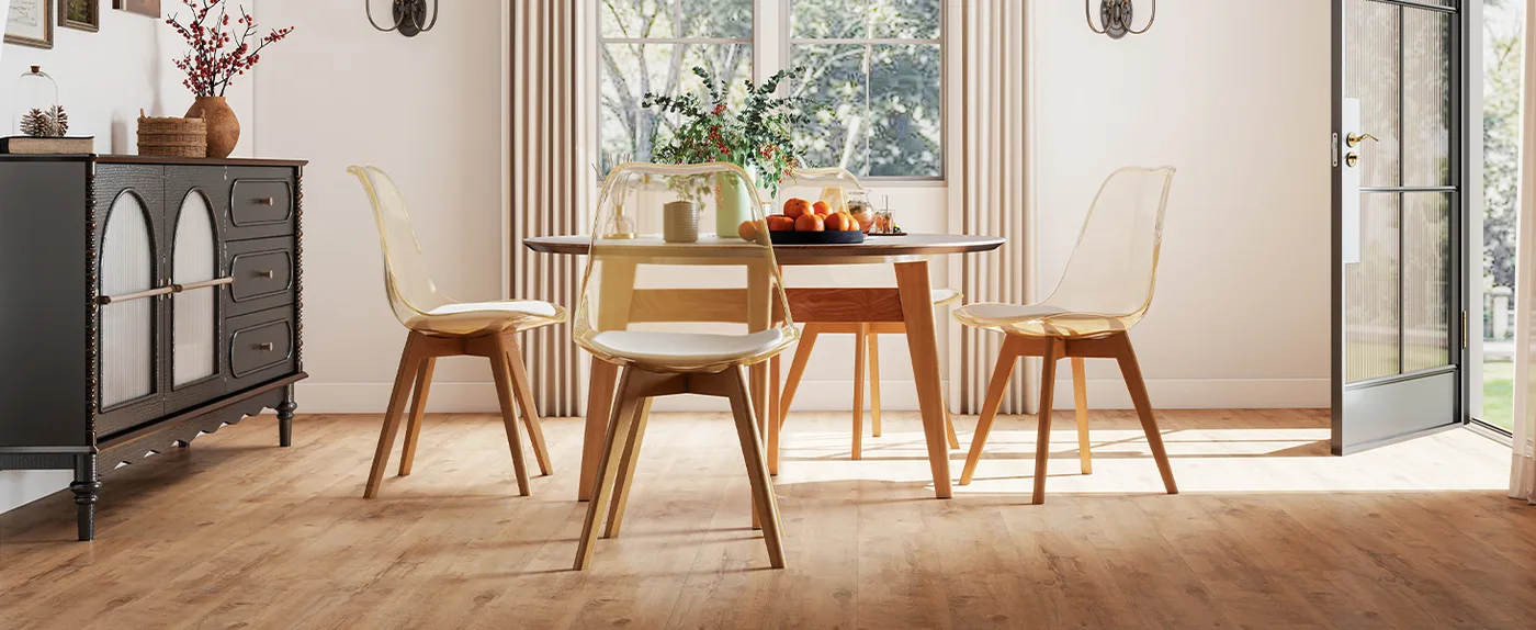 Lucent Acrylic Dining Chair detail