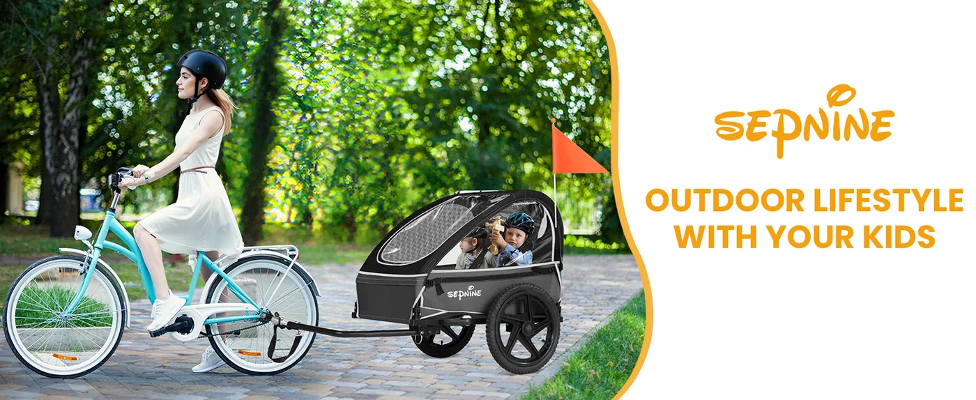 Voyager Kids Bike Trailer detail