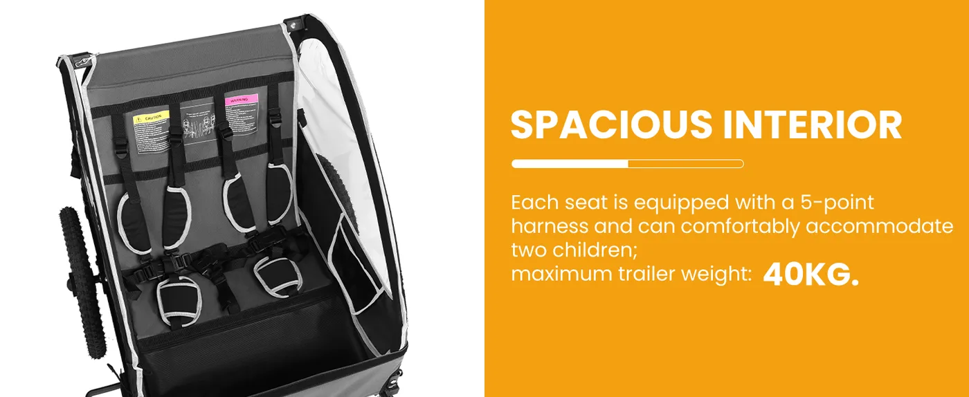 Voyager Kids Bike Trailer detail
