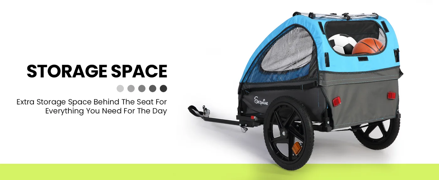 Voyager 2-in-1 Kids Bike Trailer & Stroller detail