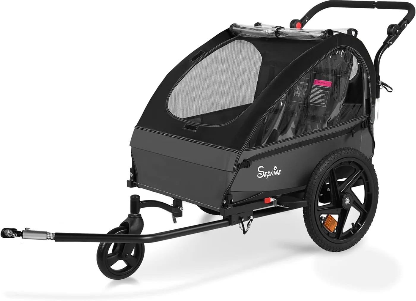 Voyager 2-in-1 Kids Bike Trailer & Stroller
