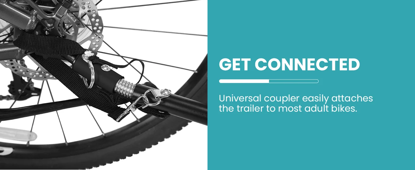 Trailblazer Double Kids Bike Trailer detail