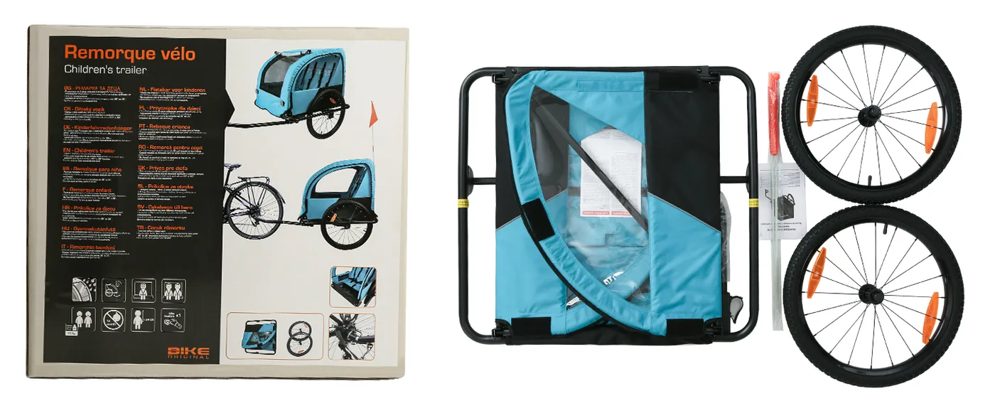 Trailblazer Double Kids Bike Trailer detail