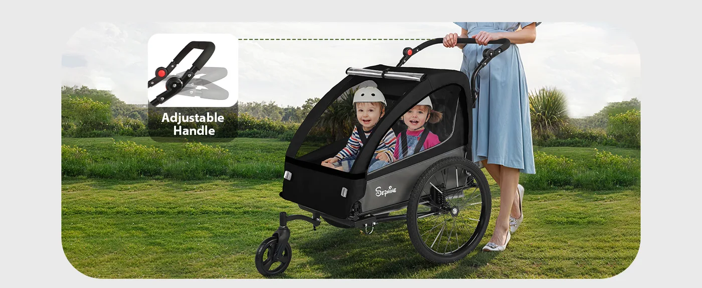 Ranger Suspension Kids Bike Trailer detail