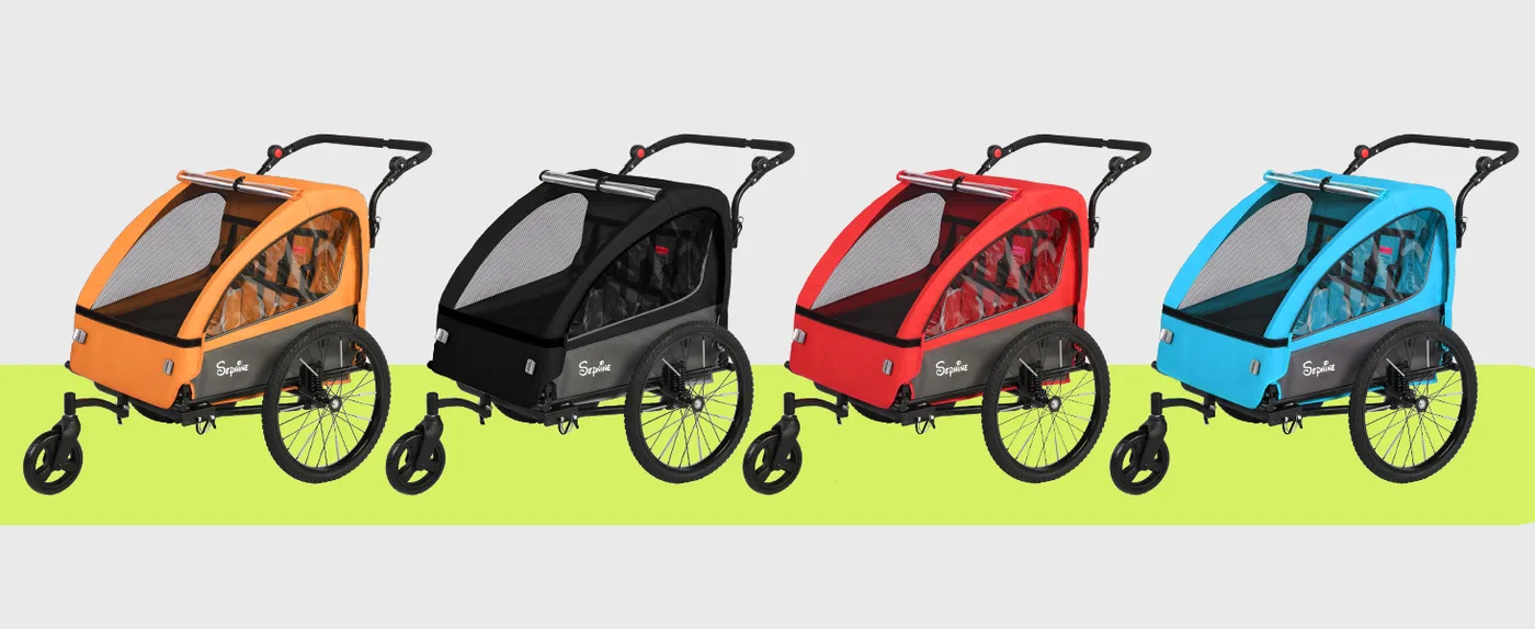 Ranger Suspension Kids Bike Trailer detail