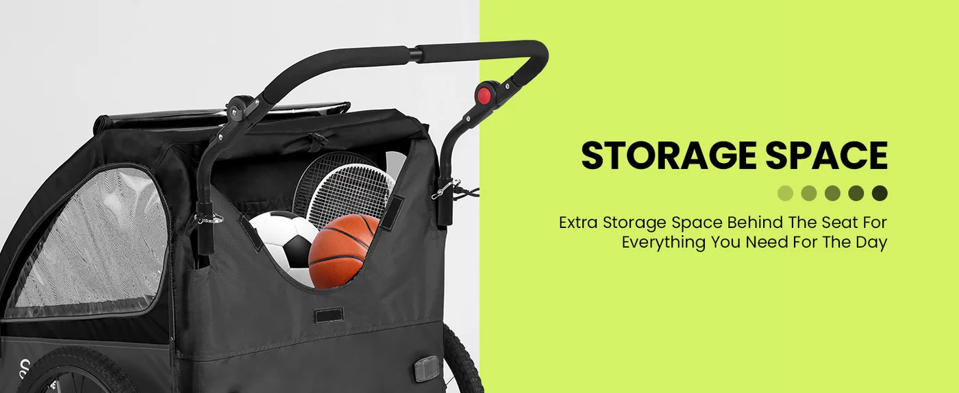 Ranger Suspension Kids Bike Trailer detail
