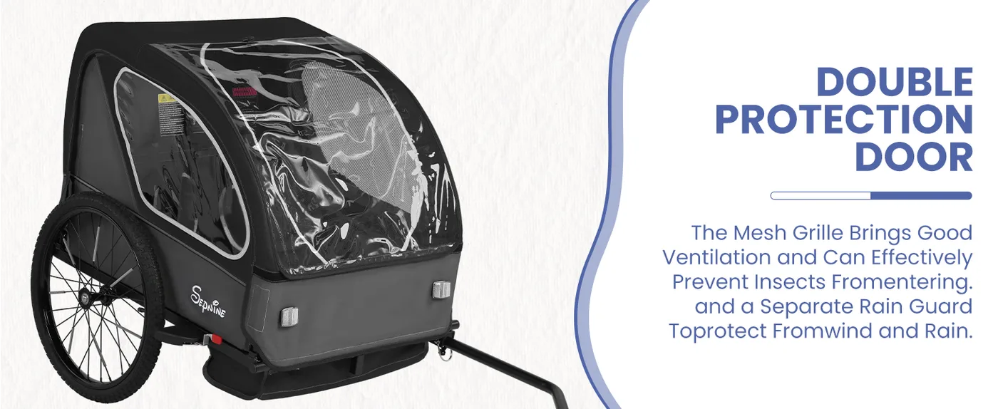 Odyssey 2-in-1 Kids Bike Trailer detail