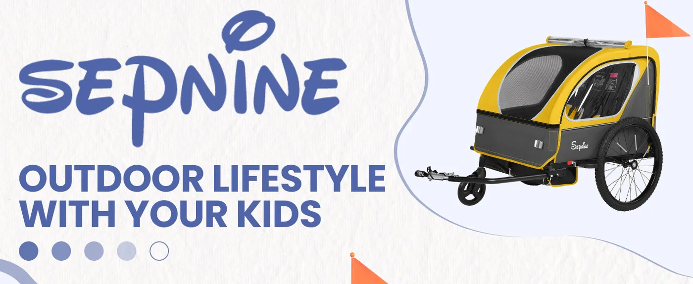 Odyssey 2-in-1 Kids Bike Trailer detail