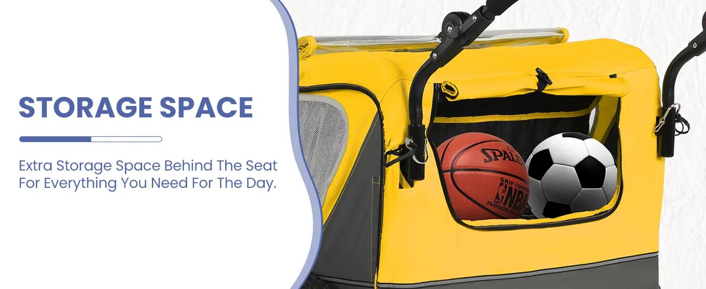Odyssey 2-in-1 Kids Bike Trailer detail