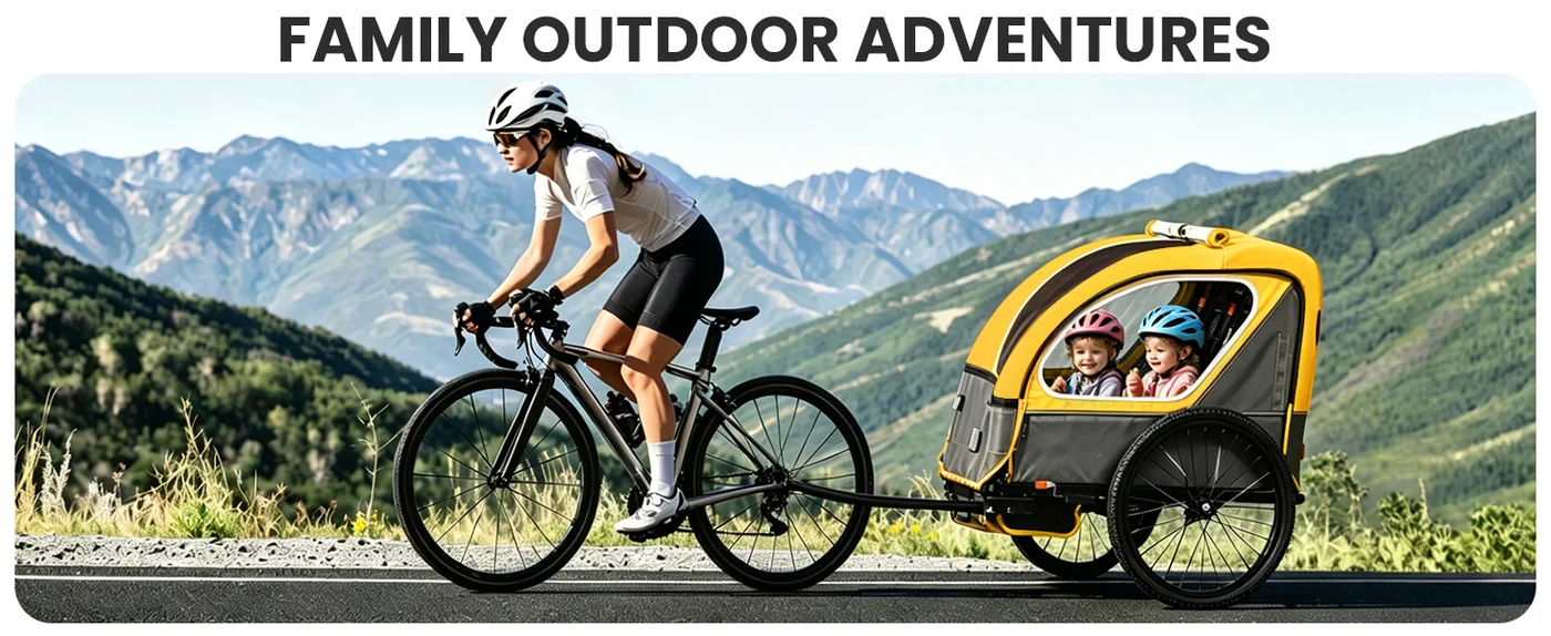 Odyssey 2-in-1 Kids Bike Trailer detail