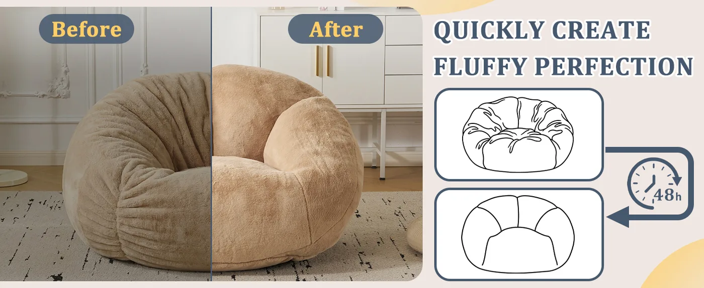 Cumulus Shell Bean Bag Chair detail