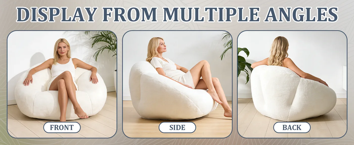 Cumulus Shell Bean Bag Chair detail