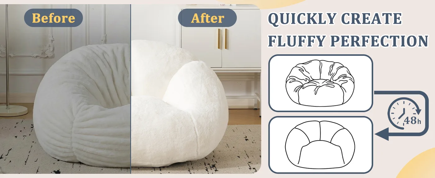 Cumulus Shell Bean Bag Chair detail