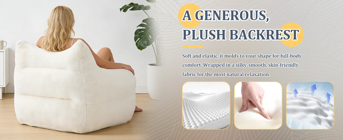 Whisker Bean Bag Chair detail