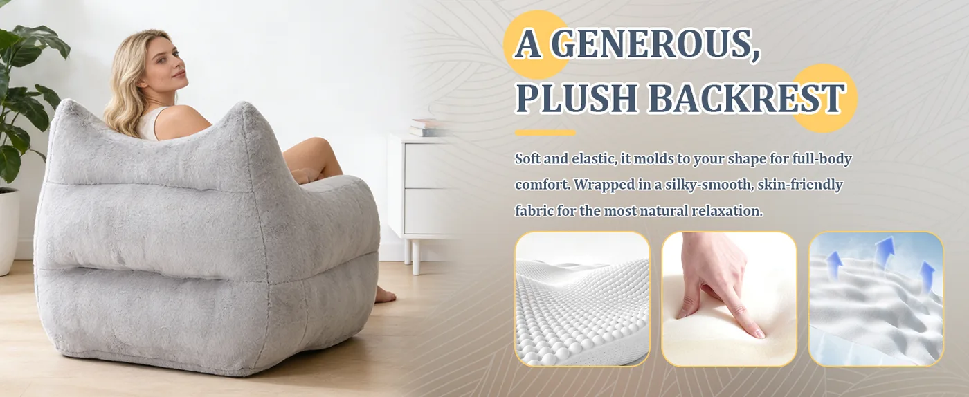 Whisker Bean Bag Chair detail
