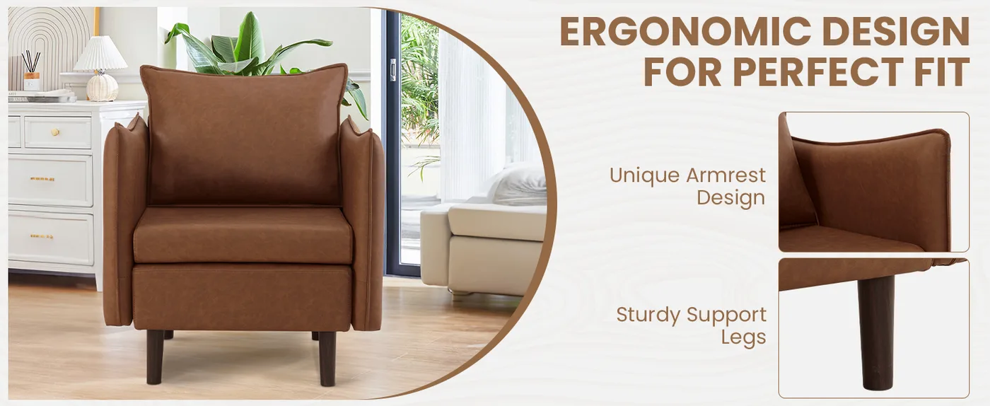 Bennett Wide-Arm Club Chair detail
