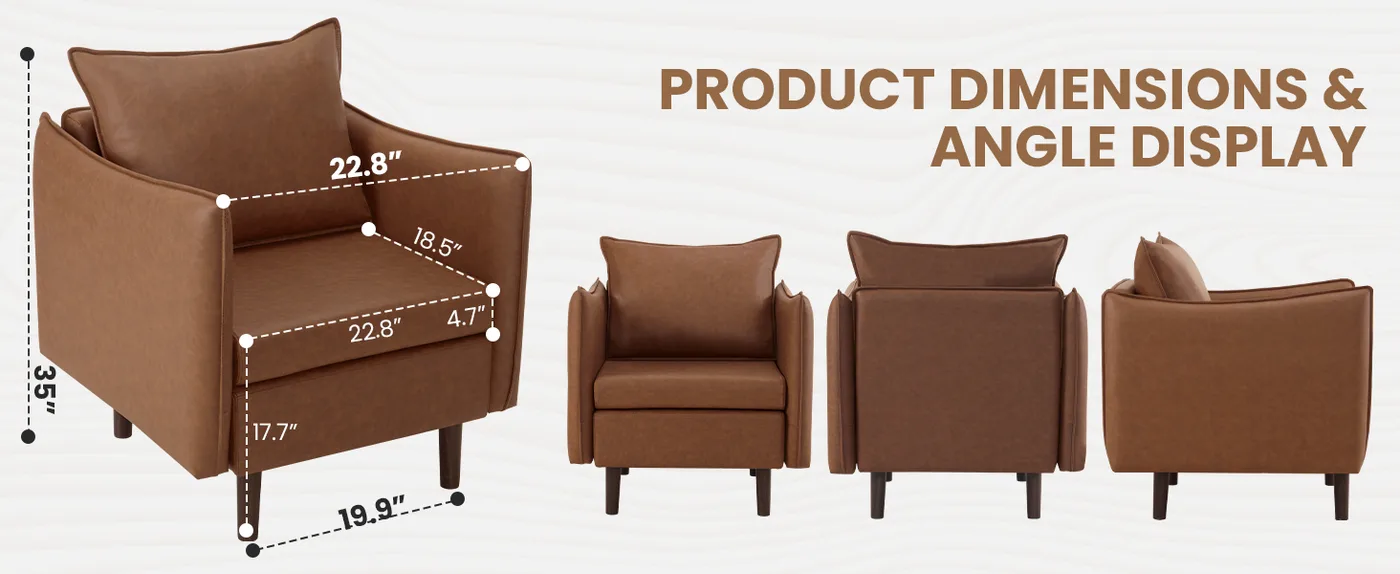 Bennett Wide-Arm Club Chair detail