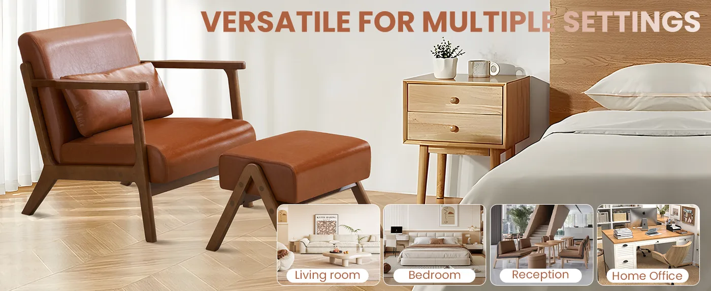 Dawson Lounge Chair & Ottoman detail