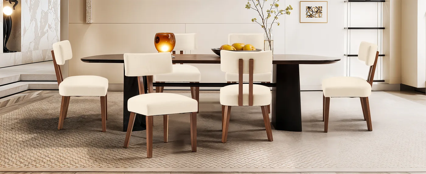 Greta Mid-Century Dining Chair detail
