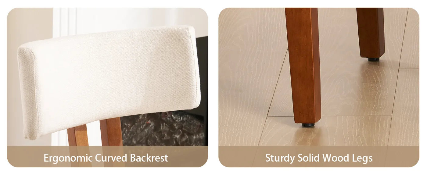 Greta Mid-Century Dining Chair detail