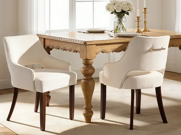 Greta Mid-Century Dining Chair detail