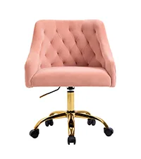 Aurelia Tufted Swivel Vanity Chair detail