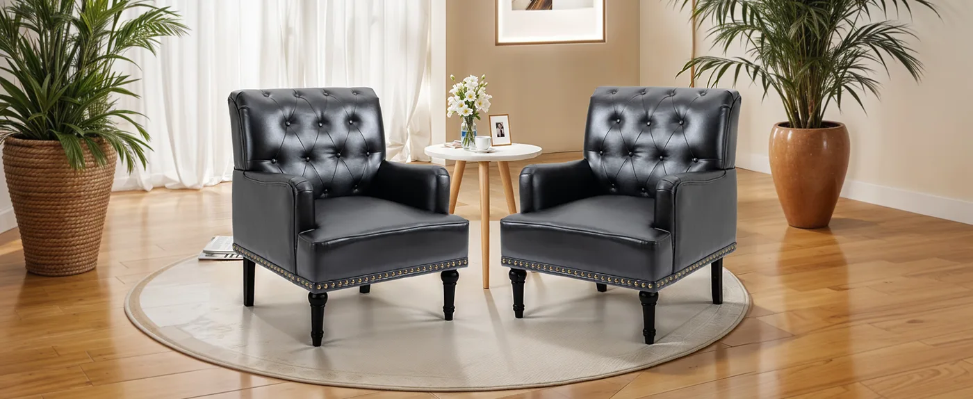 Winston Leather Club Chair detail
