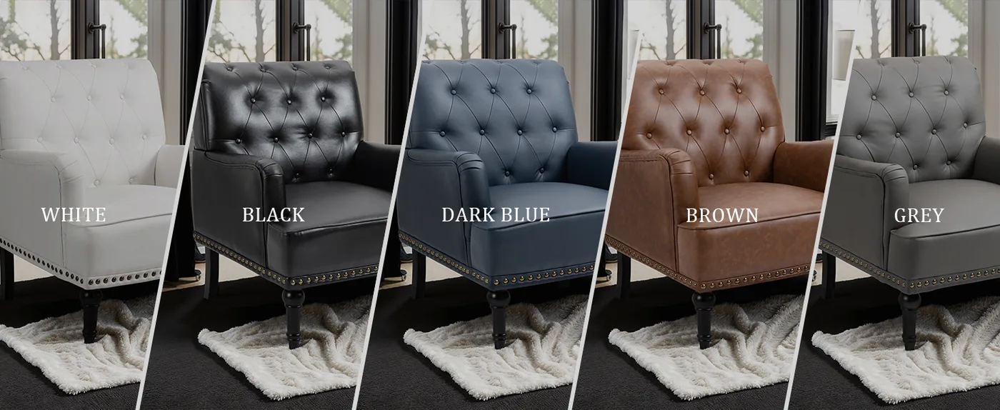 Winston Leather Club Chair detail