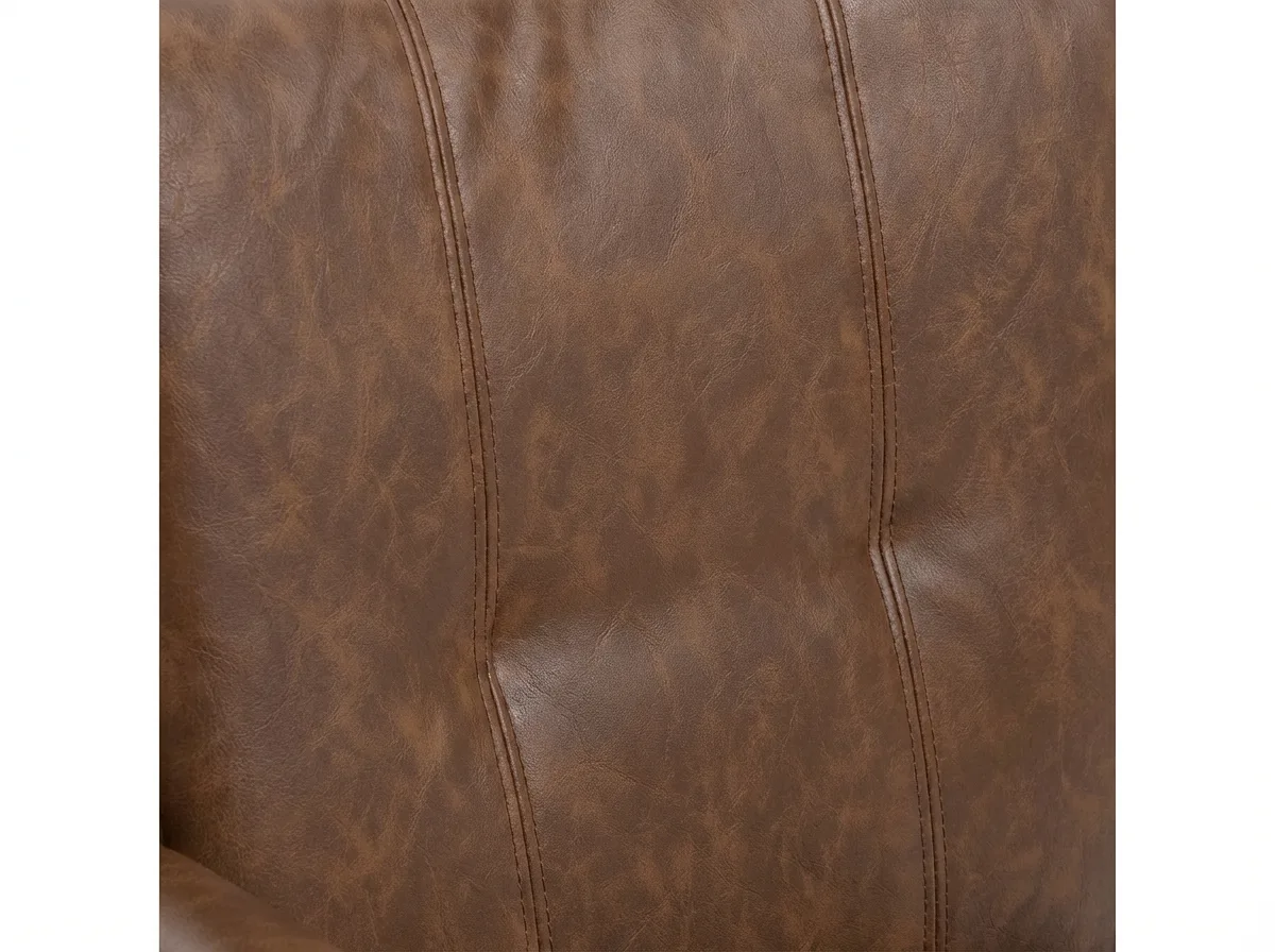 Sloane Faux-Leather Office Chair detail